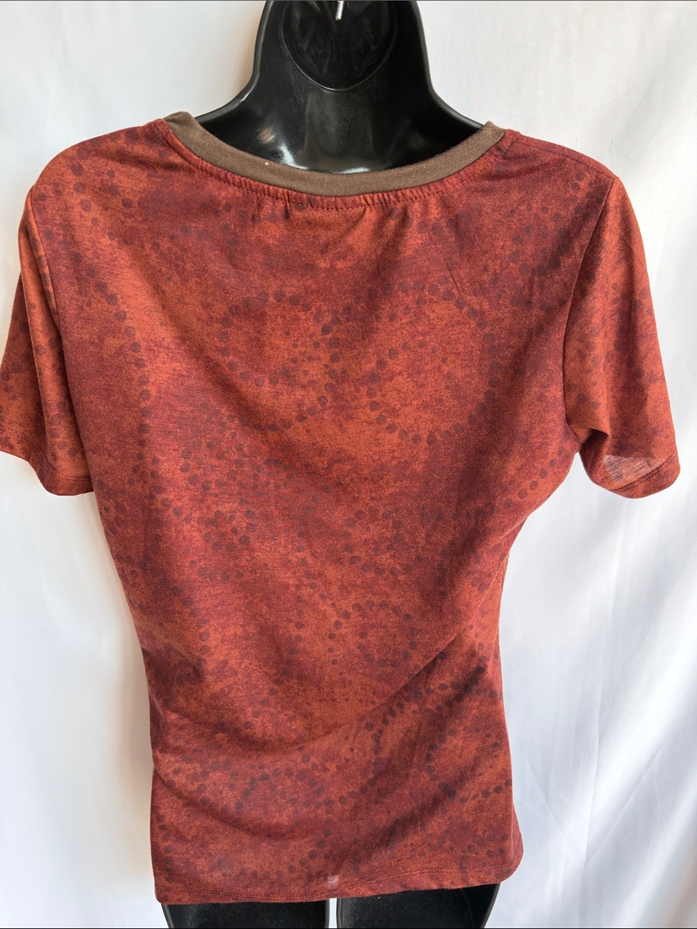 Laurel Burch Animal Print Women's Top SZ M, 19β PTP, 25β L